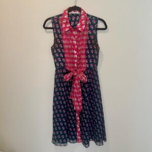 DVF 100% Silk Scarf NIEVES Dress FLAWED GEM